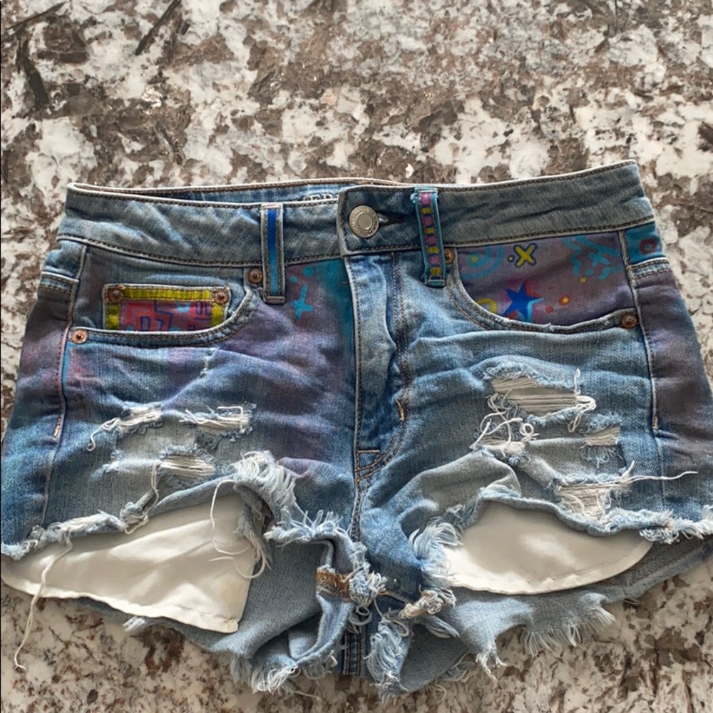 outta this world space shorts